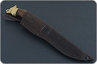 Нож Н3-Гумбольт орех, нержавеющий дамаск, текстолит : фото 11