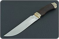 Нож Н3-Гумбольт береза, эи-107, резьба, золочение : фото 2