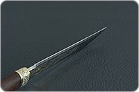 Нож Н3-Гумбольт береза, эи-107, резьба, золочение : фото 10