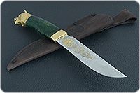 Нож Н3-Гумбольт стабилизированная карельская береза, эи-107, текстолит : фото 12