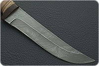 Нож Н5 Лесник береста, нержавеющий дамаск, текстолит : фото 4