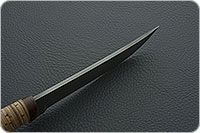 Нож Н5 Лесник береста, нержавеющий дамаск, текстолит : фото 7