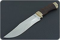 Нож Н7 Спасатель эи-107, резьба, золочение, золочение клинка : фото 2