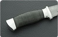 Нож Н8-Спецназ наборная кожа, нержавеющий дамаск, алюминий : фото 5