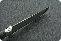 Нож Н8-Спецназ наборная кожа, нержавеющий дамаск, алюминий : фото 7