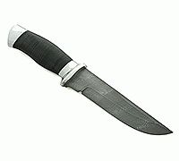 Нож Н8-Спецназ наборная кожа, нержавеющий дамаск, алюминий : фото 10