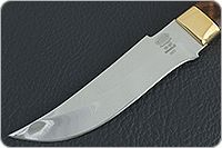 Нож Н27 Башкорт стабилизированная карельская береза, эи-107, золочение клинка : фото 3