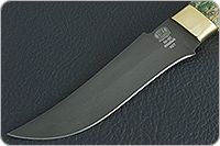 Нож Н27 Башкорт стабилизированная карельская береза, эи-107, золочение клинка : фото 3