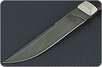 Нож НР2 Полярник мореный орех, черный дамаск, алюминий : фото 3