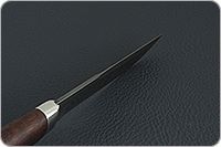 Нож НР2 Полярник мореный орех, черный дамаск, алюминий : фото 7