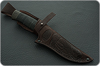 Нож Н8-Спецназ наборная кожа, эи-107, текстолит : фото 9