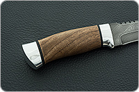 Нож Н55 Пират орех, черный дамаск, алюминий : фото 5