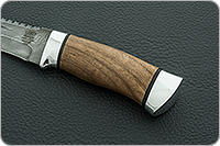 Нож Н55 Пират орех, черный дамаск, алюминий : фото 6