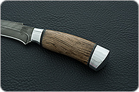 Нож Н27 Башкорт орех, черный дамаск, алюминий : фото 6