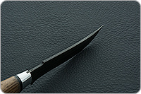 Нож Н27 Башкорт орех, черный дамаск, алюминий : фото 7