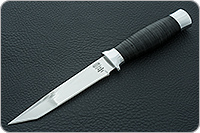 Нож Н20  Командор наборная кожа, эи-107, алюминий : фото 2