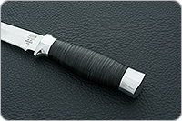 Нож Н20  Командор наборная кожа, эи-107, алюминий : фото 6