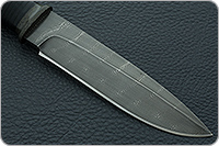 Нож Н79 Казак наборная кожа, черный дамаск, текстолит : фото 4