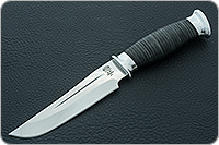 Нож Н81  Сибиряк  наборная кожа, эи-107, алюминий : фото 2