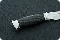 Нож Н81  Сибиряк  наборная кожа, эи-107, алюминий : фото 5