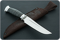 Нож Н81  Сибиряк  наборная кожа, эи-107, алюминий : фото 8