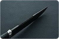 Нож Н83 Ладога наборная кожа, черный дамаск, алюминий : фото 7