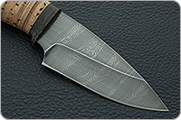 Нож Н84 Варяг береста, черный дамаск, текстолит : фото 4