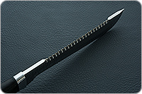 Нож Н89 Пиранья граб (черное дерево), эи-107, алюминий : фото 4