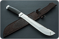 Нож Н89 Пиранья граб (черное дерево), эи-107, алюминий : фото 5