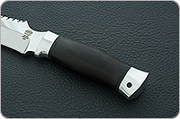 Нож Н92 Селигер граб (черное дерево), эи-107, алюминий : фото 6