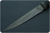 Нож НР12 Батыр наборная кожа, черный дамаск, текстолит : фото 3