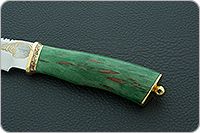 Нож Н82 Джунгли эи-107, резьба, золочение, золочение клинка : фото 6