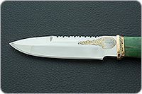 Нож Н82 Джунгли эи-107, резьба, золочение, золочение клинка : фото 9