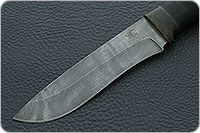 Нож Н6 Александр II микропористая резина, нержавеющий дамаск, текстолит : фото 3