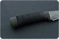 Нож Н6 Александр II микропористая резина, нержавеющий дамаск, текстолит : фото 5