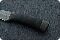 Нож Н6 Александр II микропористая резина, нержавеющий дамаск, текстолит : фото 6