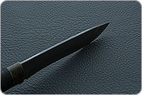 Нож Н6 Александр II микропористая резина, нержавеющий дамаск, текстолит : фото 8