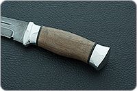 Нож Н8-Спецназ орех, нержавеющий дамаск, алюминий : фото 5