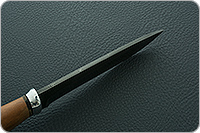 Нож Н1 Рыцарь орех, черный дамаск, алюминий : фото 8