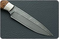 Нож НР3 Гумбольт карельская береза, черный дамаск, алюминий : фото 4