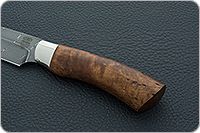 Нож НР3 Гумбольт карельская береза, черный дамаск, алюминий : фото 6