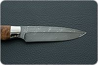 Нож НР3 Гумбольт карельская береза, черный дамаск, алюминий : фото 7