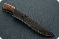 Нож НР3 Гумбольт карельская береза, черный дамаск, алюминий : фото 10