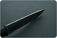 Нож Н1 Рыцарь наборная кожа, черный дамаск, текстолит : фото 8