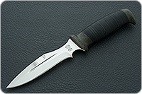 Нож Н21А Крестоносец наборная кожа, эи-107, текстолит : фото 2