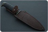 Нож Н21А Крестоносец наборная кожа, эи-107, текстолит : фото 10