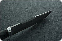 Нож Н83 Ладога наборная кожа, нержавеющий дамаск, алюминий : фото 8