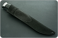 Нож Н83 Ладога наборная кожа, нержавеющий дамаск, алюминий : фото 10