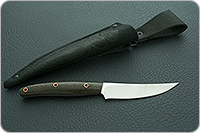 Нож НР18 Грибной накладки текстолит, эи-107, цельнометаллический : фото 9