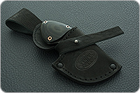 Нож Н72  Китобой накладки текстолит, черный дамаск, цельнометаллический : фото 8